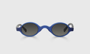 09 - Matte Blue Front and Blue with Brown Horn Temples