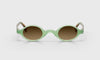 [12 - Milky Green Front with Brown and Green Chop Temples]