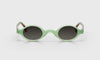 [12 - Milky Green Front with Brown and Green Chop Temples]