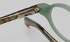 [12 - Milky Green Front with Brown and Green Chop Temples]