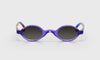 [15 - Purple Crystal Front with Pink and Purple Multicolor Temples]