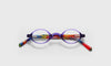 [15 - Purple Crystal Front with Pink and Purple Multicolor Temples]