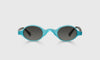 [60 - Turquoise Front and Black with Crystal Fishnet Temples]