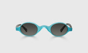 60 - Turquoise Front and Black with Crystal Fishnet Temples