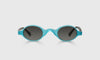 [60 - Turquoise Front and Black with Crystal Fishnet Temples]