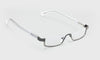 [51 - Shiny Gunmetal Front with Clear Crystal Temples]