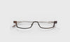 [51 - Shiny Gunmetal Front with Clear Crystal Temples]