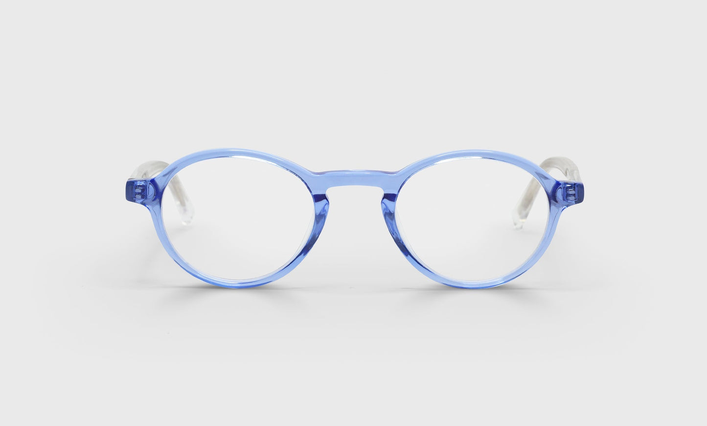 [15 - Light Blue Crystal Front with Crystal Temples]