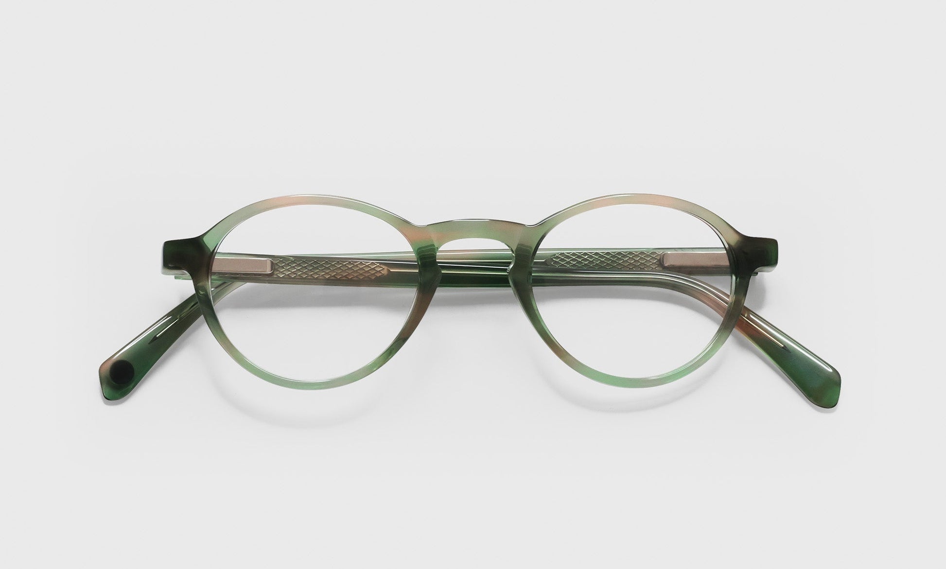 [17 - Olive Green Demi Front and Temples]