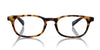 [19 - Tokyo tortoise front with black temples in a rubberized finish]