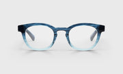 11 - Blue Fade Crystal Front with Blue Temples