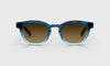 [11 - Blue Fade Crystal Front with Blue Temples]