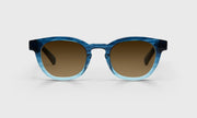 11 - Blue Fade Crystal Front with Blue Temples