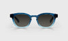 [11 - Blue Fade Crystal Front with Blue Temples]