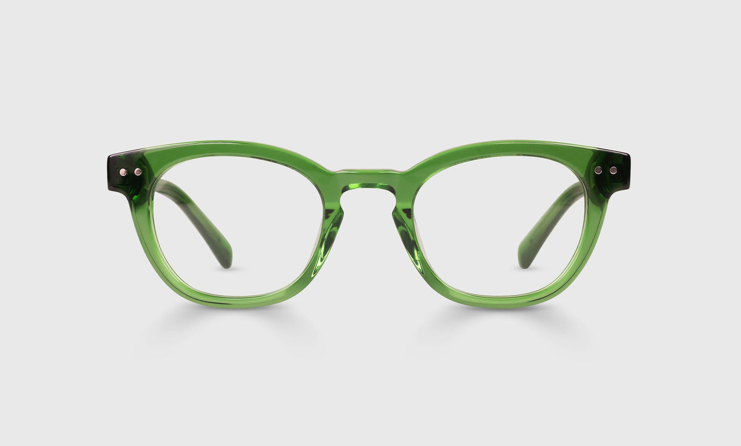 [12 - Forest Green Crystal Front and Temples]