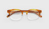 [19 - Amber and clear crystal front with amber temples]