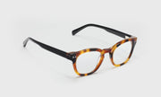 21 - Orange Tortoise Front with Black Temples