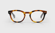 21 - Orange Tortoise Front with Black Temples