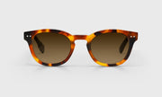 21 - Orange Tortoise Front with Black Temples