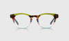 [23 - Earth Tone Stripe Front and Blue Grey Temples]