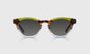 [23 - Earth Tone Stripe Front and Blue Grey Temples]