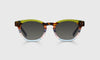 [23 - Earth Tone Stripe Front and Blue Grey Temples]