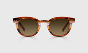 88 - Pecan Tortoise Stripe Front and Temples