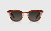 88 - Pecan Tortoise Stripe Front and Temples