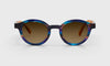 [13 - Purple and Orange Multi-Color Front with Orange Crystal Temples]