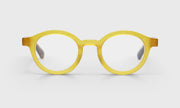 77 - Yellow Front with Blue and Brown Chop Temples