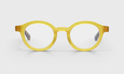 77 - Yellow Front with Blue and Brown Chop Temples