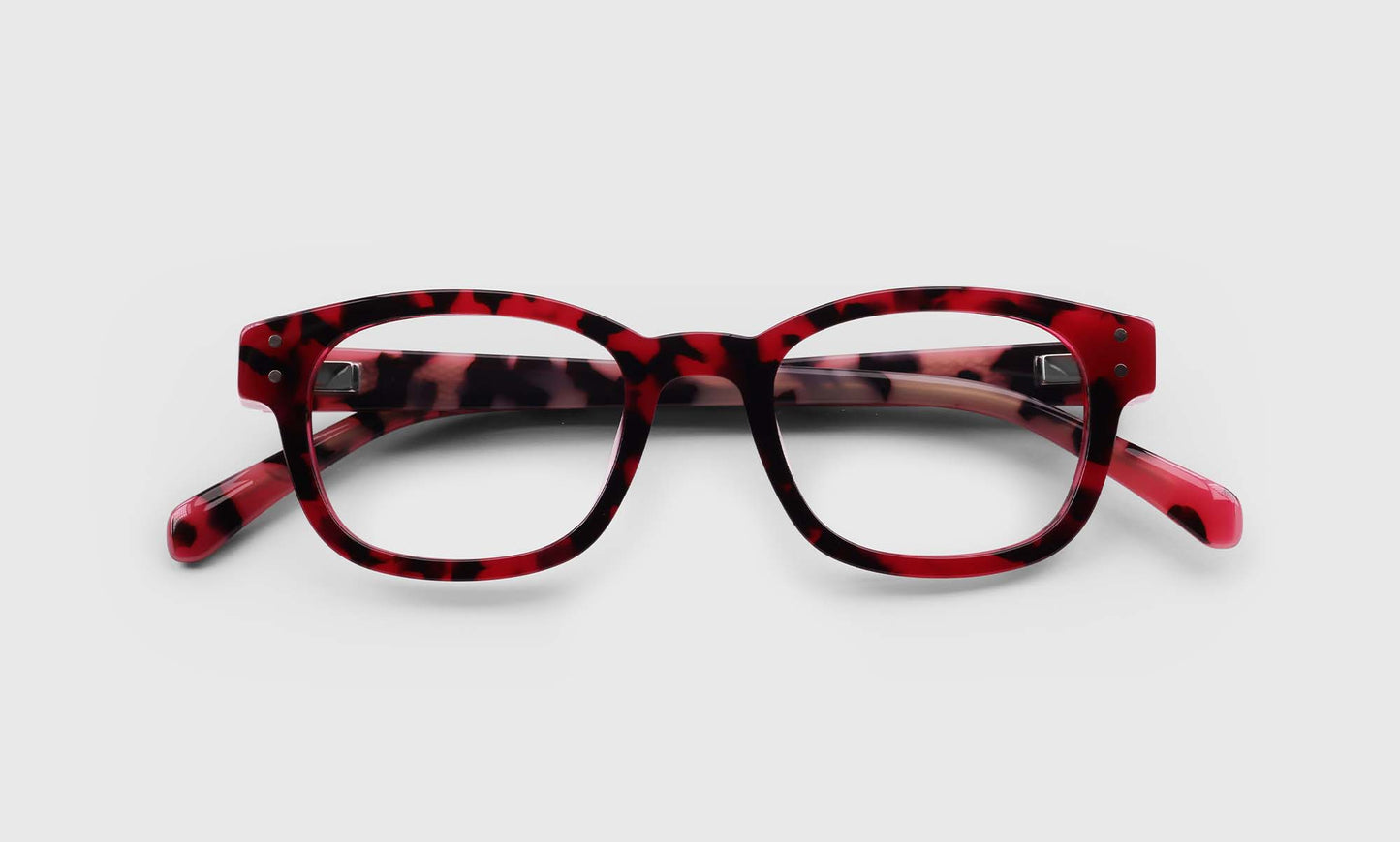 [06 - Poppy Red Tortoise Front and Temples]