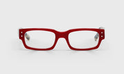 01 - Red Front with Black & White Tortoise Temples