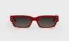 [01 - Red Front with Black & White Tortoise Temples]