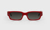 [01 - Red Front with Black & White Tortoise Temples]