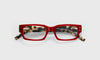 [01 - Red Front with Black & White Tortoise Temples]