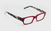 01 - Red Front with Black & White Tortoise Temples