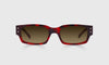 [03 - Cherry Red Tortoise Front with Charcoal Temples]