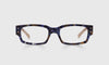 [11 - Blue and Amber Front with Milky Brown Temples]