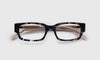 [11 - Blue and Amber Front with Milky Brown Temples]