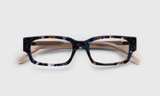 11 - Blue and Amber Front with Milky Brown Temples