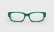 17 - Kelly Green Front with Zebra Temples