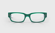 17 - Kelly Green Front with Zebra Temples