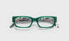 [17 - Kelly Green Front with Zebra Temples]