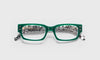 [17 - Kelly Green Front with Zebra Temples]