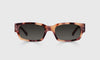 [22 - Vanilla Tortoise Front with Brown Crystal Temples]