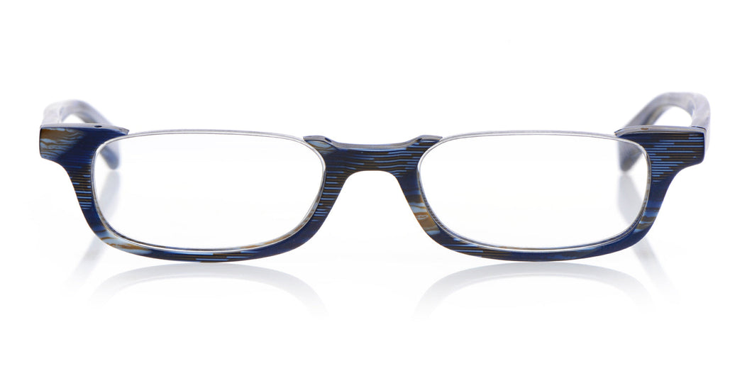 [23 - Blue Horn Matte Front and Temples]