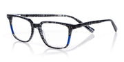 74 - Black & Blue Front with Black & Crystal Temples