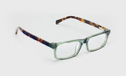 17 - Green Crystal Front with Tortoise Temples