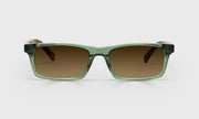 17 - Green Crystal Front with Tortoise Temples